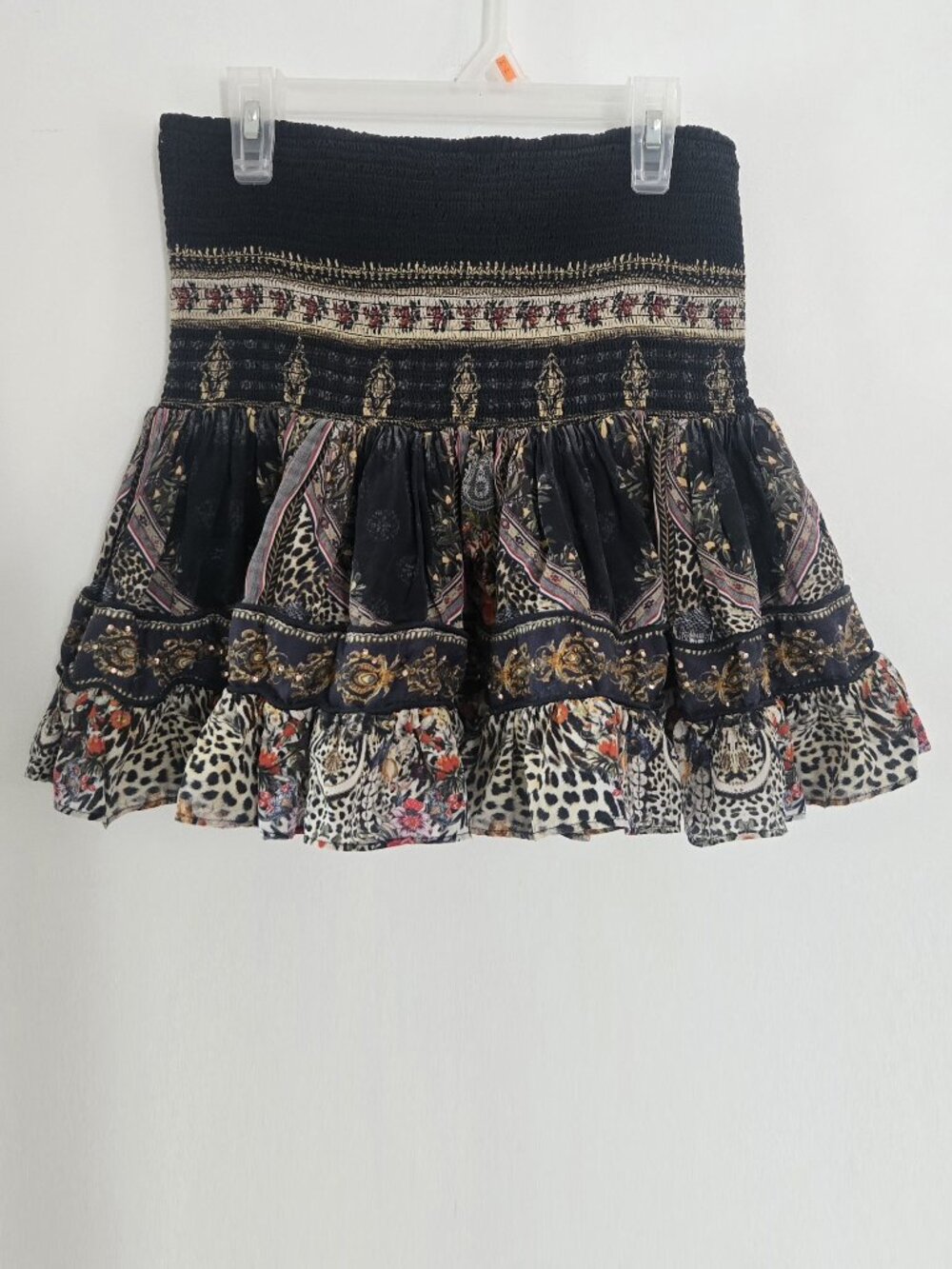 Camilla Marais at midnight short shirred skirt S - Picture 2 of 12